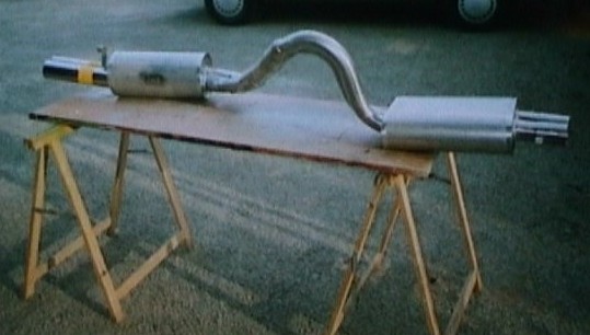 Edelstahl Auspuff